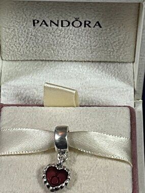 NWOT PANDORA Sterling Silver PANDORA Forever Dangle Charm 790471EN07